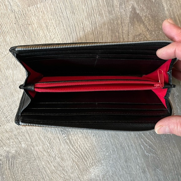 Dooney & Bourke Zebra Print Crossbody Bag with Red Accents - Picture 7 of 11